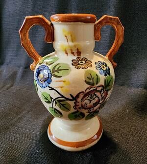 Floral Flower Vase - vintage